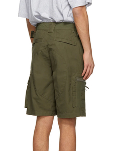 กางเกงขาสั้นผ้าไนลอนสำหรับผู้ชายกางเกงขาสั้นทรงหลวมสำหรับใส่ออกกำลังกายกางเกงขาสั้นฤดูร้อนน้ำหนักเบาลายพรางมีกระเป๋า - Product Image 4