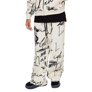 Conjunto Deportivo Personalizado de Dos Piezas, Sudadera con Capucha y Pantalones Deportivos de Felpa Técnica Unisex, Corte Regular, para Hombre - Product Image 2