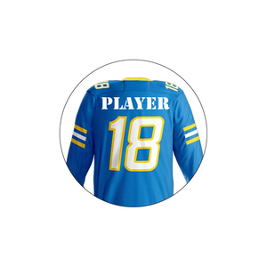 Ensembles d'uniformes de hockey sur glace unisexes de haute qualité, design par sublimation, broderie sur le maillot, 100% polyester, anti-UV, respirant, personnalisable - Product Image 5