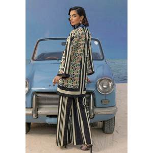 Conjunto de 2 Piezas para Mujer, Traje de Tela Estampada sin Coser, Colección TL-52036 - Product Image 6