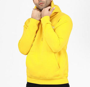 Jerseys de algodón de peso pesado para hombre, ropa de calle con hombros caídos, sudaderas con capucha con colores lisos sólidos, venta al por mayor para la temporada de otoño - Product Image 4