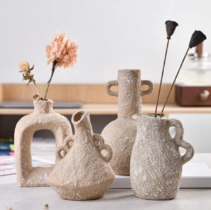 Florero de cerámica hecho a mano indio vintage moderno, decoración del hogar, oficina y Hotel, diseño moderno, venta al por mayor de cerámica elegante - Product Image 1