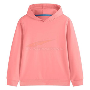 Sudadera con capucha de algodón para niños, Jersey cálido y acogedor, cuello con capucha, Top de algodón para niños y niñas, rosa Coral - Product Image 1