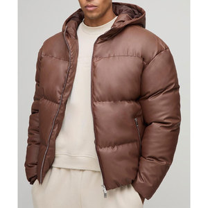 Veste matelassée à bulles oversize pour hommes Manteau d'hiver streetwear tendance au tarif de gros - Product Image 4