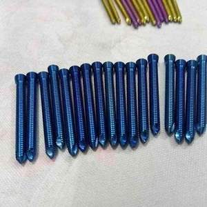 High Quality <b>Titanium</b> Self-Tapping Screws 5.0mm Locking Head Manual Power Source, CE Approved, Pack of 50 pcs - Product Image 1