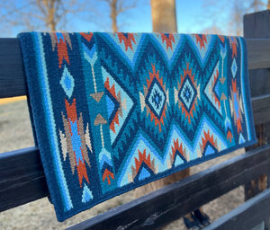 Couverture de selle pour cheval de spectacle western, design néo-zélandais, fabrication artisanale, matériau écologique, doublure en polaire, taille personnalisable - Product Image 5