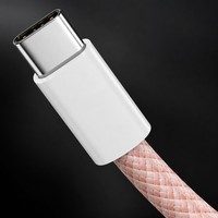 Cable de Carga Rápida USB C a USB C de 60W PD, Cable de Alimentación de Nailon Trenzado de 3A y 1m, Sincronización de Datos para Teléfono y Laptop OEM