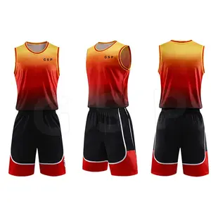 2023新篮球衫和篮球短裤定制男子篮球制服新设计篮子制服