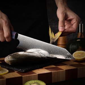 Cuchillo de Chef Japonés para Sashimi, de Acero Damasco Hecho a Mano, Moderno, de Alta Calidad, Personalizado al por Mayor, PRESTIGE BLADES - Product Image 6