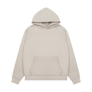 Conjunto de Sudadera con capucha transpirable de lana teñida lisa de corte regular para hombre personalizado de fábrica con pantalones de chándal y camiseta para el invierno - Product Image 6