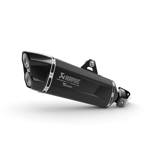 Escape Slip-On Akrapovic para Yamaha TNR 700 E5 2021 en Acero Inoxidable Negro, Nuevo en Caja - Número de Pieza 907983310300 - Product Image 1
