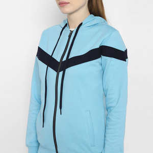 Ensemble de survêtement pour femmes sur mesure, 100% coton, coupe régulière, léger, respirant, col à capuche, hiver - Product Image 5