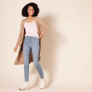 Chaleco sin mangas para mujer, transpirable, mezcla de algodón, textura flexible, cómodo para la piel, uso casual, gimnasio, yoga, ropa de estilo de vida. - Product Image 5