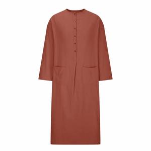 Nuevos hombres de alta calidad de moda Daffah Thobe Precio al por mayor Estilo árabe Thobe Jubba para hombres Transpirable - Product Image 3