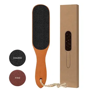 Wholesale Portable Size Durable Wooden Foot Clean Pedi Foot File Refill Grit for Clean Feet