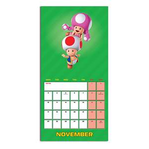 Calendario de Escritorio Personalizado de Super Mario 2025, Calendario Perpetuo de Papel para Oficina o Hogar - Product Image 1