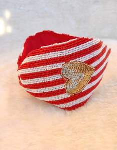 Diademas con cuentas bordadas a mano y corazón, suaves y acolchadas, fáciles de usar - Product Image 2
