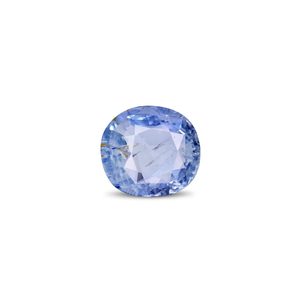 Zafiro Azul - 4.32 Quilates, Gema Natural Facetada, Color Azul Real Calibrado, Gema Suelta de 10 mm de Diámetro y 8 mm de Altura, Tratada con Calor - Product Image 1