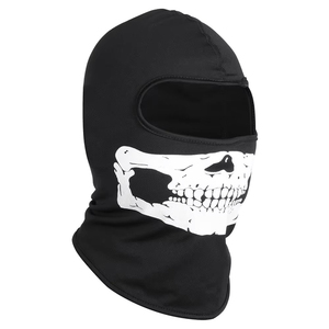Masque en soie de protection solaire pour le cyclisme en plein air, design tête de mort, anti-poussière, cagoule personnalisée, respirant, séchage rapide, masque de ski personnalisé - Product Image 4