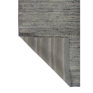 Tapis en laine tissés à la main vertes à motifs abstraits rayés pour la maison, la chambre, le salon et le couloir - Hwl-294 - Product Image 5