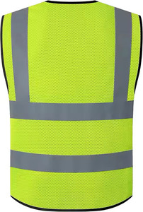Chaleco de Seguridad Reflectante para Trabajo con Bolsillos, Alta Visibilidad, Ropa de Trabajo de Alta Calidad para Construcción - Product Image 6