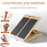 Planche Inclinée Réglable Muscle Mollet Étirement Portable Pliable Planches Inclinées Cheville Achille Tendon Genou Talon Capacité 400lb