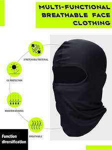 Pasamontañas de Karting Premium resistente a las llamas, ligero, transpirable, cómodo, protector térmico, ajuste elástico, ropa de seguridad para carreras - Product Image 2