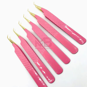 แหนบต่อขนตา Top Trend รุ่นปลายทองคำ สำหรับต่อขนตาแบบ Boot Volume  ทำจากสแตนเลสอย่างดี ทนทาน จับถนัดมือ - Product Image 3