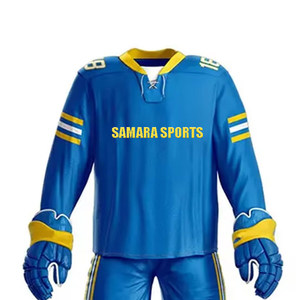 Ropa para adultos, uniforme de hockey sobre hielo, tamaño de manga completa, ropa de equipo, uniforme de hockey sobre hielo en stock, uniforme de equipo - Product Image 2