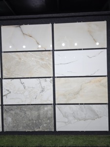 Carreaux en porcelaine brillante or blanc indien de haute qualité vitrifiés 60X120 Cm 60by60 carreaux Porcelanato sol mural durable - Product Image 4