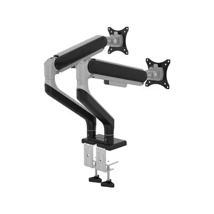 Weener Rotatie Dual Monitor Arm Gasveer Monitor Arm Voor Kantoor