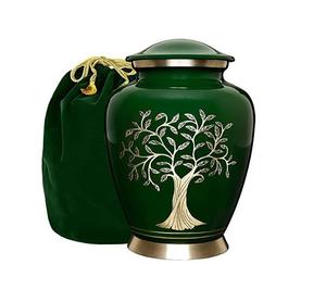 Urna Funeraria de Aluminio Personalizable y Segura, Diseñada para Proteger las Cenizas con Cuidado, Fuerza, Honor y Memoria Duradera - Product Image 1