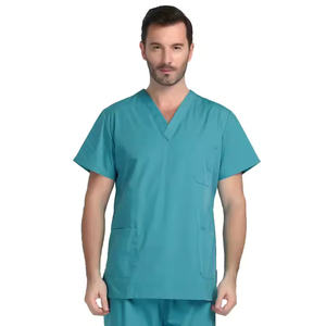 2025 uniformes médicos de moda Hospital enfermería Scrub enfermera Scrubs hombres conjunto - Product Image 3