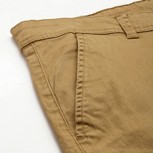 Pantalones cargo de corte holgado para hombre con tela de algodón y diseño de ropa de calle con múltiples bolsillos, pedidos al por mayor OEM. - Product Image 6