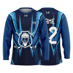 Uniforme de Hockey sur Glace Personnalisé Porter Maillot Professionnel Sublimation Complète Maillot de Hockey sur Glace Respirant Tarif Livraison Gratuite - Product Image 4