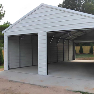 China Custom Prefab Steel Structure Car Garage Shed Shelter Steel Structure Garage - Product Image 1