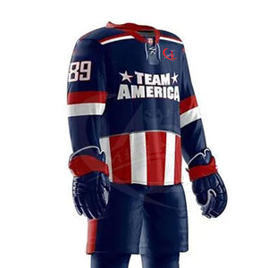 ชุดกีฬาฮอกกี้น้ำแข็งสำหรับงานหนักออกแบบโลโก้ได้ตามต้องการ - Product Image 4