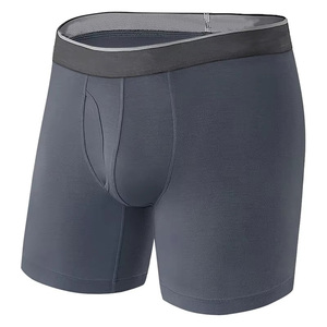 Boxer pour hommes Slip respirant en coton extensible coupe confortable à porter tous les jours Fabricant OEM Approvisionnement en gros du Bangladesh - Product Image 6