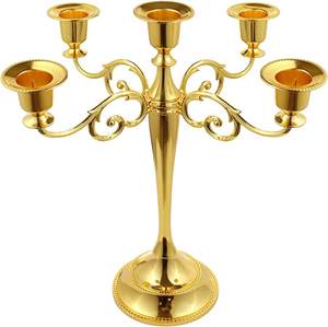 Soporte de Metal de lujo para velas, diseño elegante de alta venta, hecho a mano, venta al por mayor, clásico, elegante - Product Image 6