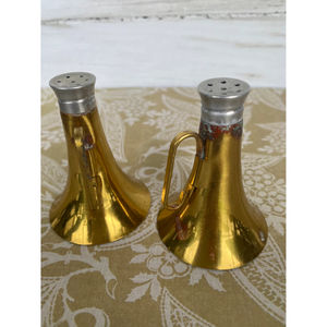 Pot de sel et de poivre décoratif élégant de luxe salière et poivrière en acier inoxydable de qualité avec support de chariot au prix le plus bas - Product Image 2