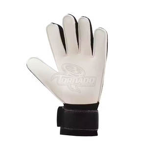 Gants de gardien de but respirants et imperméables à doigts entiers avec fermeture auto-agrippante en cuir, unisexes, prix abordable - Product Image 6
