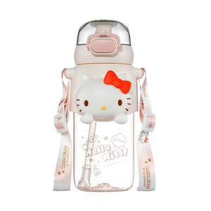 Tazza di plastica per bambini Cuolomi nuova bambola Sanrio Gao Yan per uso alimentare carino per studenti - Product Image 3