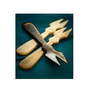 Vaisselle en corne naturelle couteau à beurre ensemble fruits décoratifs en gros petit couteau à beurre avec vente - Product Image 1