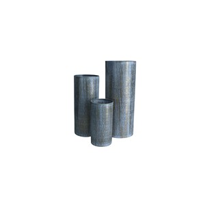 Metal Cylinder <b>Vases</b> for Christmas Decor Elegant Tea Light Candle Holder and Centerpiece Decorative Pieces - Product Image 1