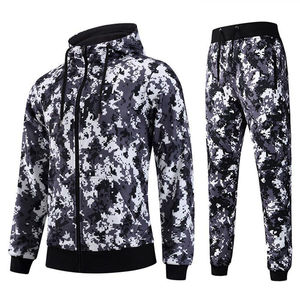 Ensemble de survêtements Palm Angel personnalisés, respirants, légers, faible MOQ, hiver, à capuche, entraînement, survêtements unisexes, 100% coton - Product Image 5