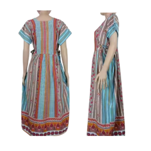 Robe de nuit d'été Chibi pour femmes robe de nuit longue respirante douce avec fermeture à la taille élastique Style simple grande taille en vente - Product Image 5