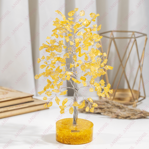 Árbol de Orgón de Diseño Moderno con 300 Chips de Pirita y Piedras Preciosas Naturales para Sanación Emocional, Decoración del Hogar y Meditación, Venta Mundial - Product Image 6