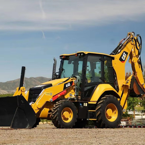 LIVRAISON GRATUITE CAT 440 4X4 CHARGEUSE-PELLETEUSE À ROUES Homologuée EPA CE avec Cylindre Hydraulique Eaton, Moteur, Pompe, Boîte de Vitesses et PLC. - Product Image 1