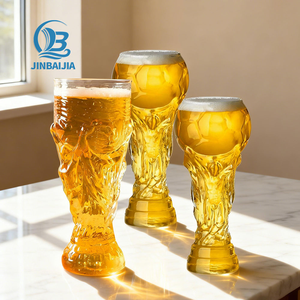 Verre à bière créatif en forme de trophée, coupe de football <span class=keywords><strong>Hercules</strong></span> pour les fans de bars sportifs, cadeau - Product Image 1