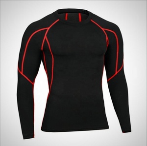 2022 nouveau Style hommes de haute qualité en gros Akit sport éruption garde à manches longues compressé coupe ajustée sublimé gymnastique chemise de boxe - Product Image 5